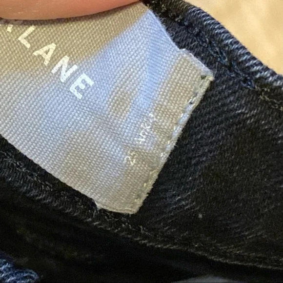 Everlane High Rise black skinny jeans size 25 ankle length - Picture 5 of 11